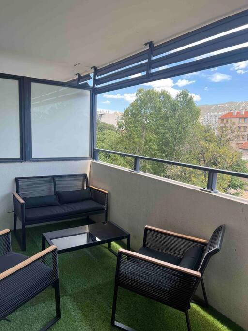 10 Min Du Centre-Ville Terrasse Avec Vue + Parking 마르세유 외부 사진